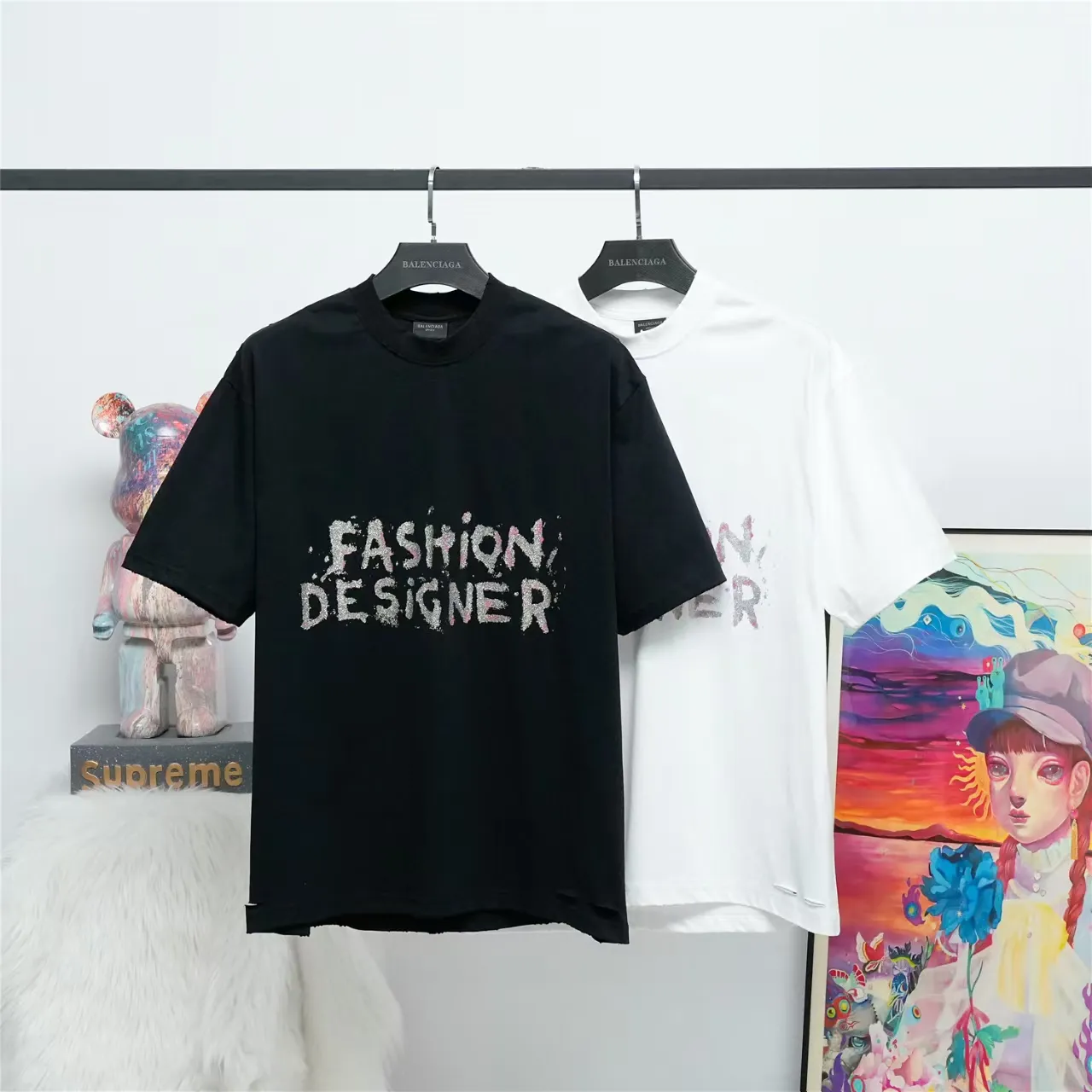 # 25SS DESIGNER # BALENCI*GA # 260g * 1 1 + os Same Style！！ ：3241# Sizes：xs-L ：2 （ ， ）